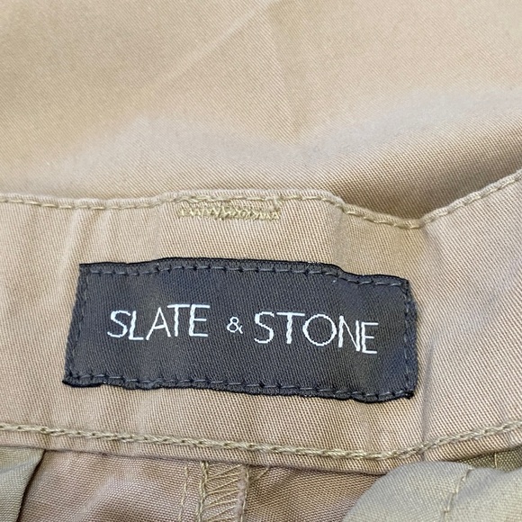 Slate & Stone Khaki Chinos Men 32W X 32L Men’s Slacks - Picture 2 of 10